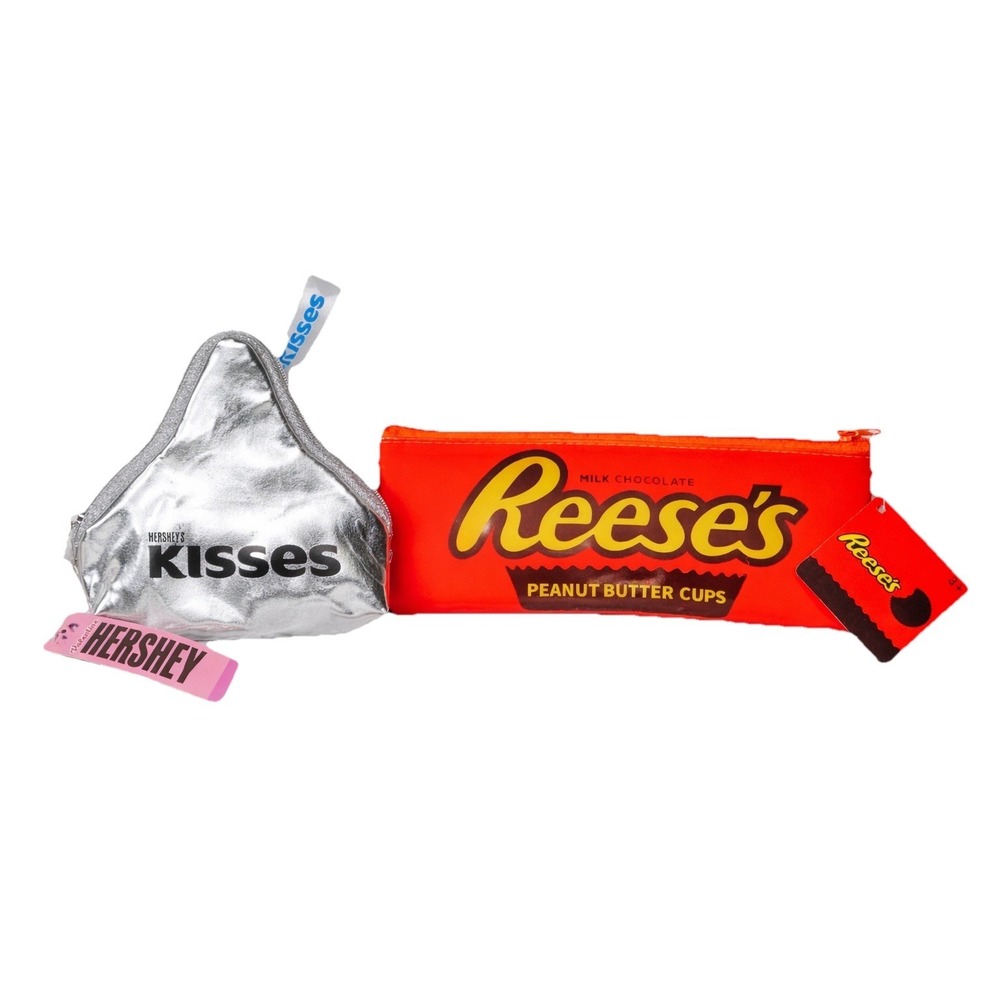 Hershey's Kisses and Reese's Peanut Butter Cup Pouch Set of 2‎